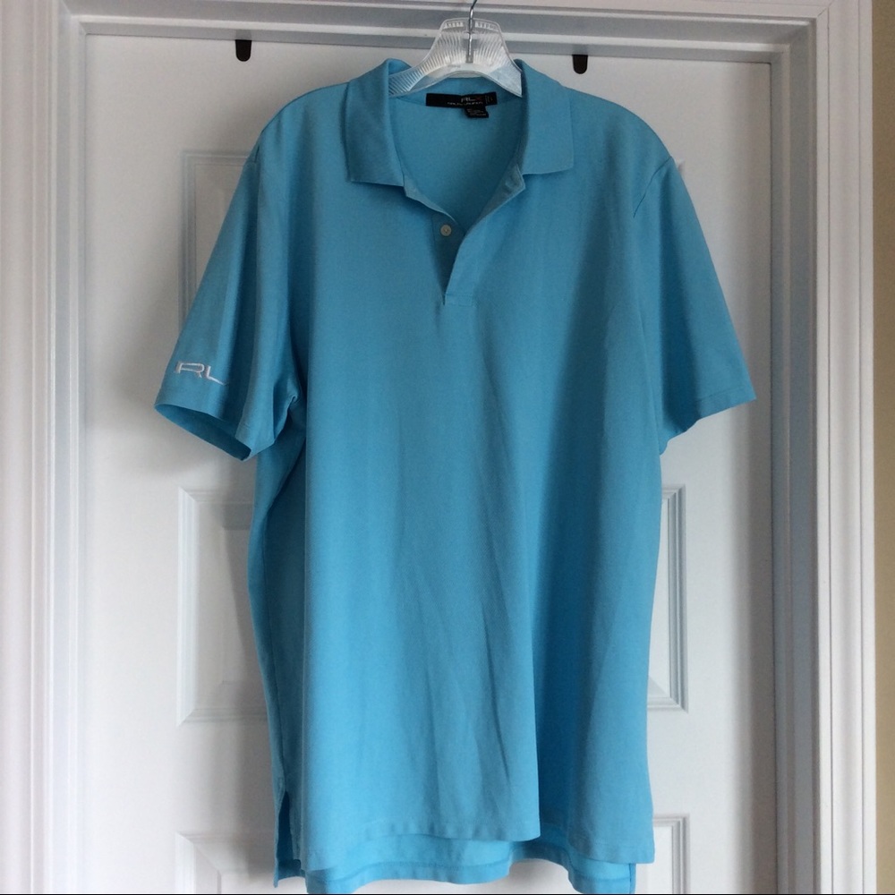 RLX RALPH LAUREN Turquoise Short Sleeve